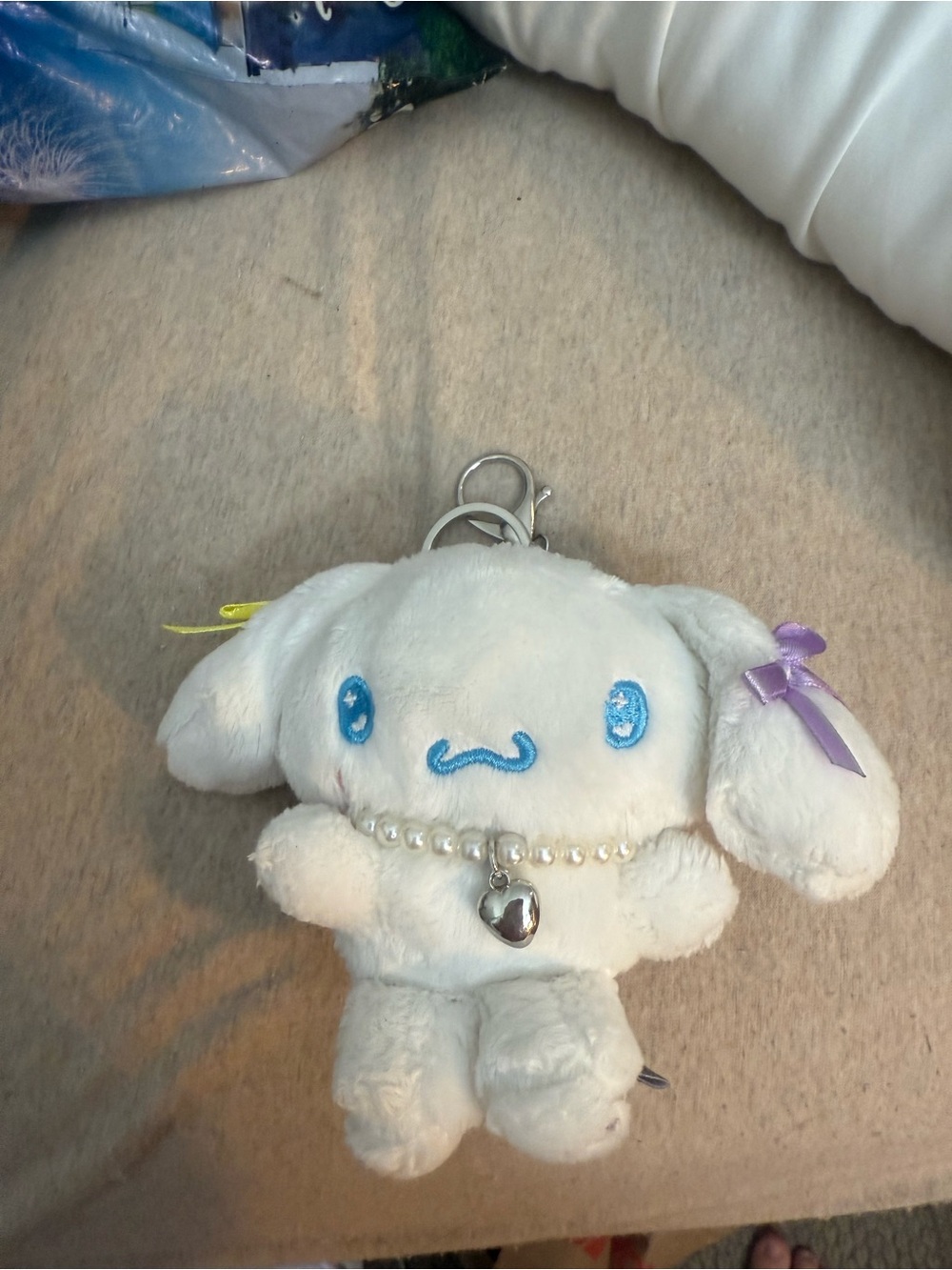 NEW WITHOUT TAGS CINNAMOROLL SOFT KEYCHAIN